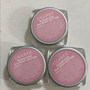 Lalicious Sugar Kiss 0.5oz Body Butter bundle
